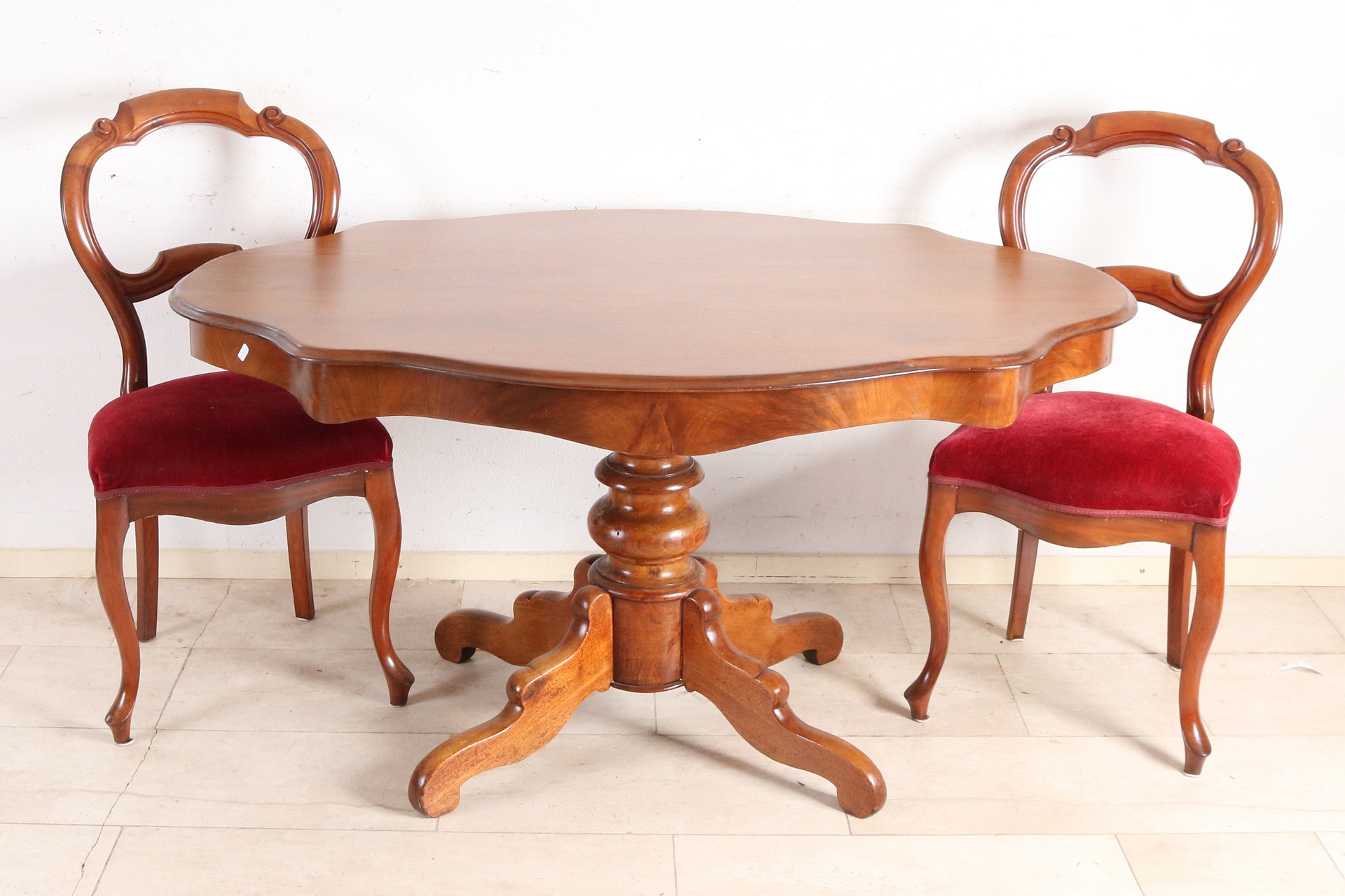 voorbeeld moord Dijk Antieke eethoek, tafel + 6 stoelen - auctions & price archive