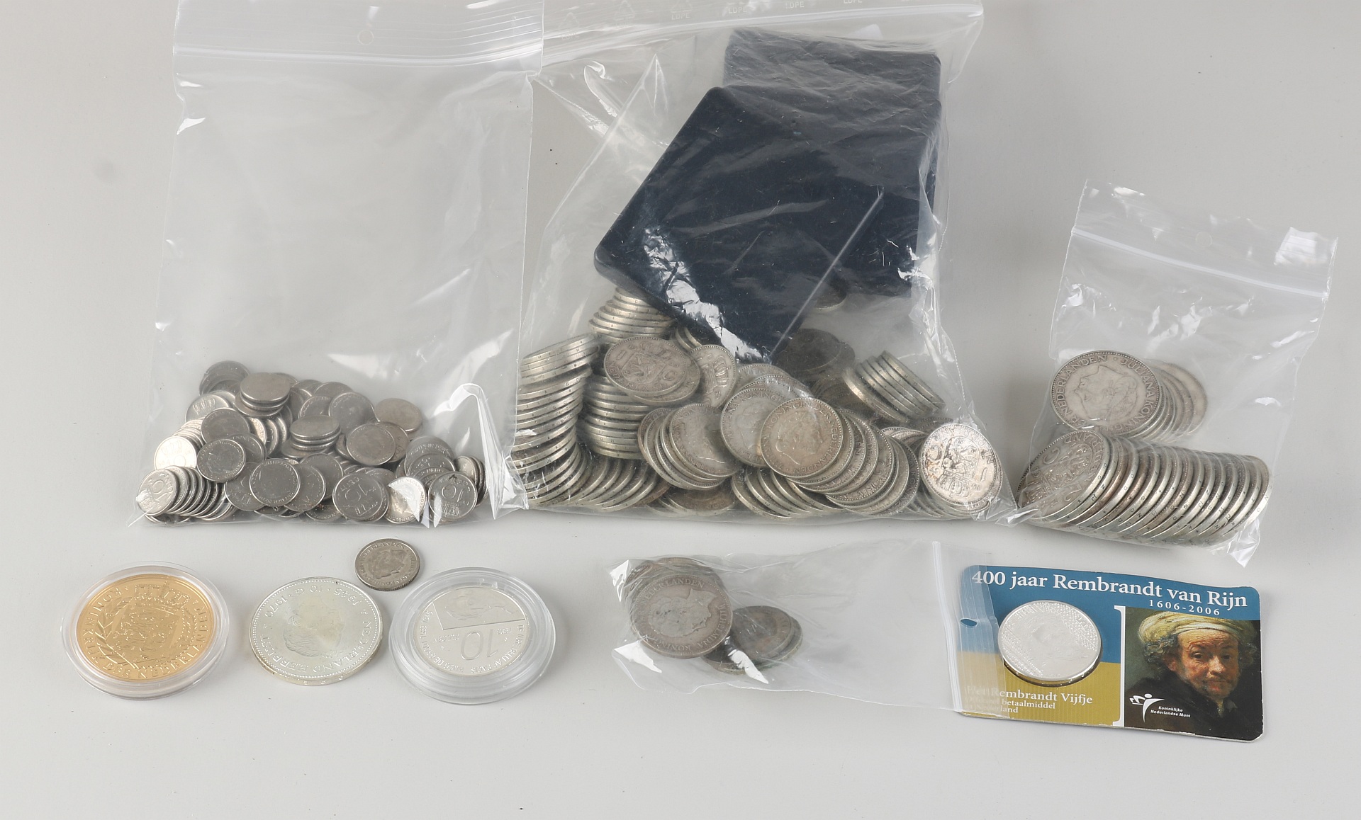 Lot zilveren munten