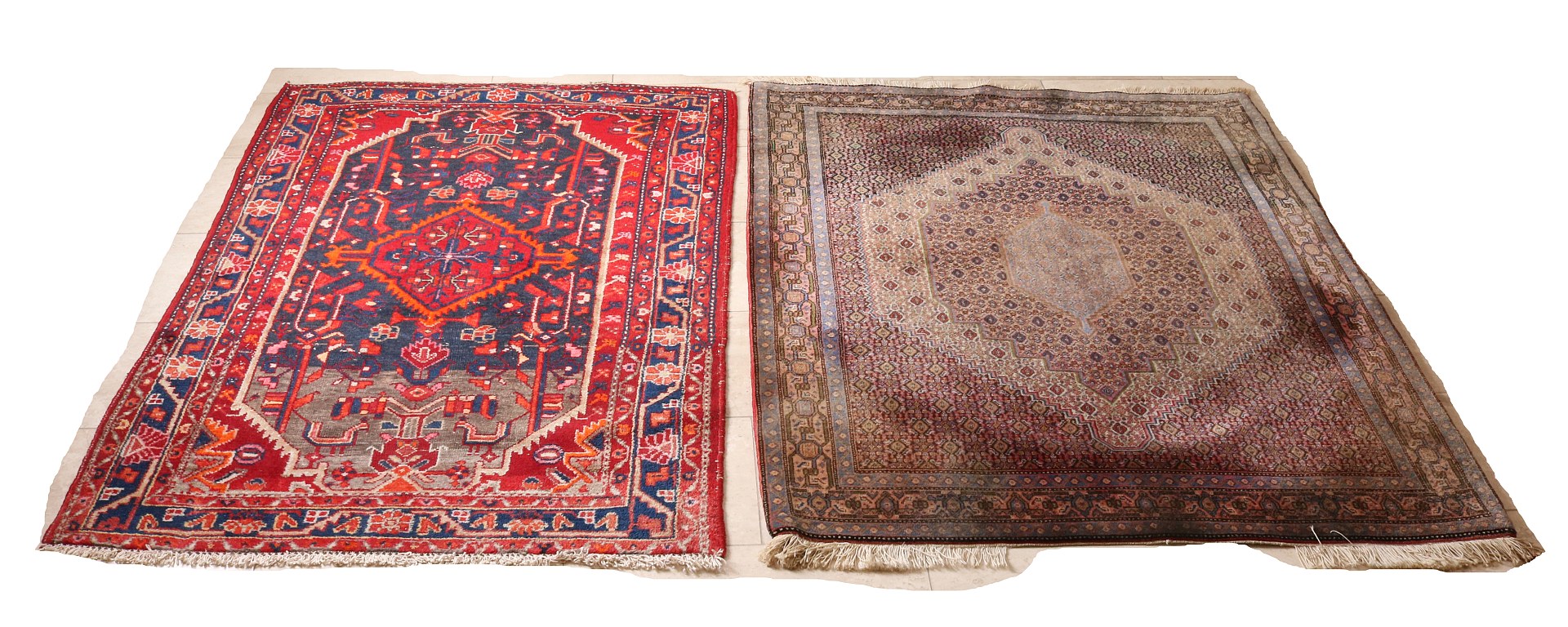 Twee oude Perzische kleden