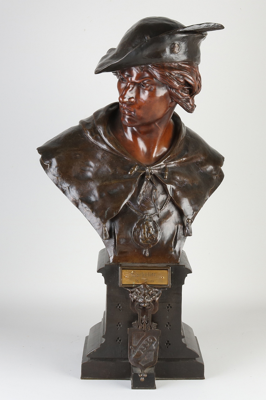 E. Picault, Franse bronzen buste