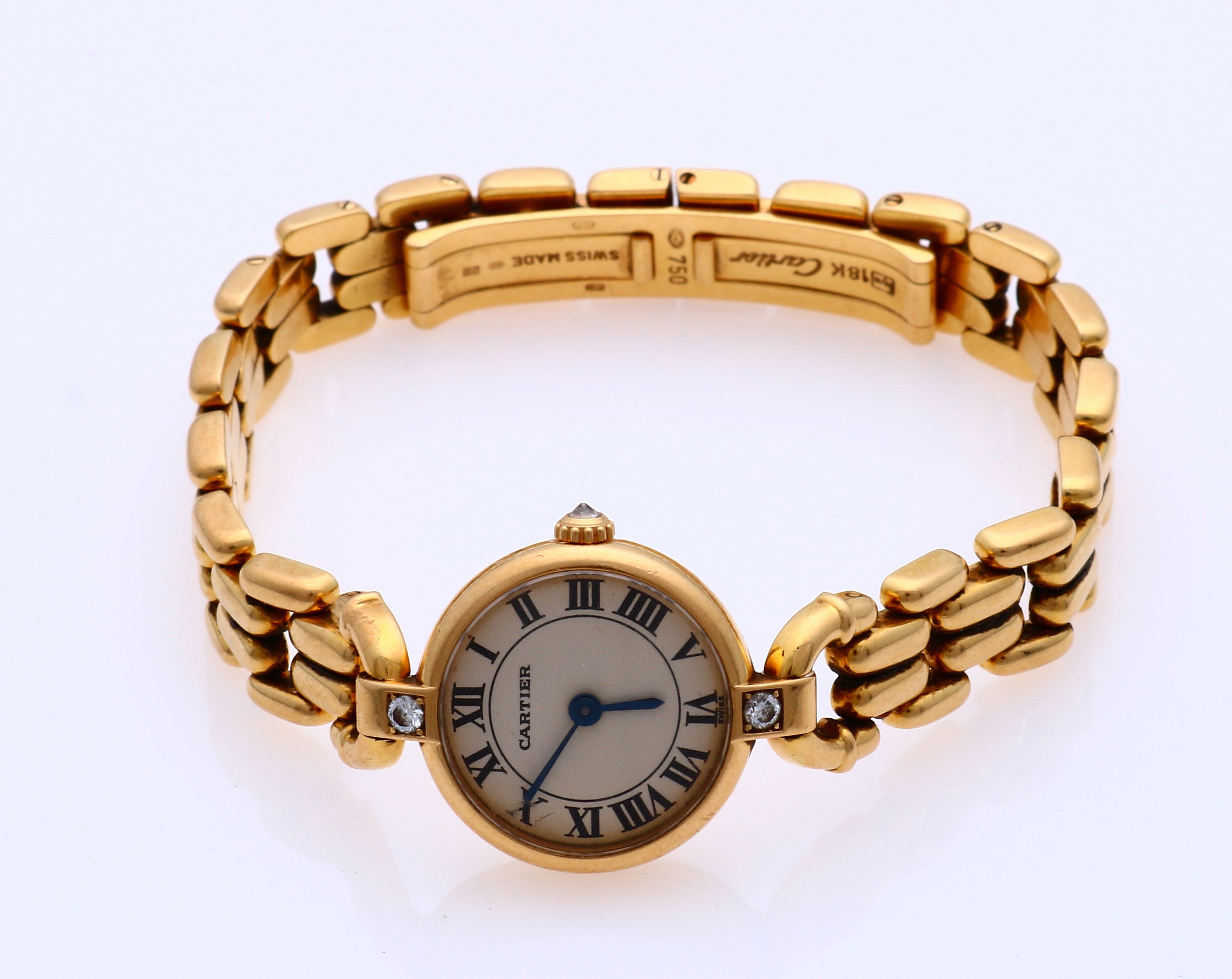 Cartier Vendome gouden horloge
